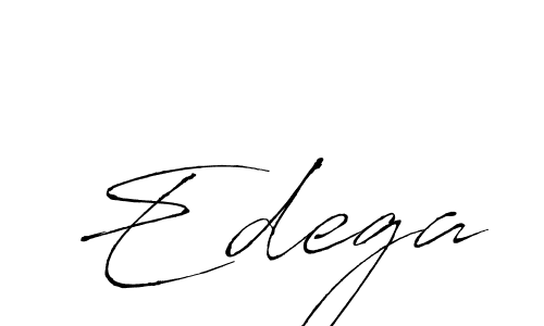 Edega stylish signature style. Best Handwritten Sign (Antro_Vectra) for my name. Handwritten Signature Collection Ideas for my name Edega. Edega signature style 6 images and pictures png