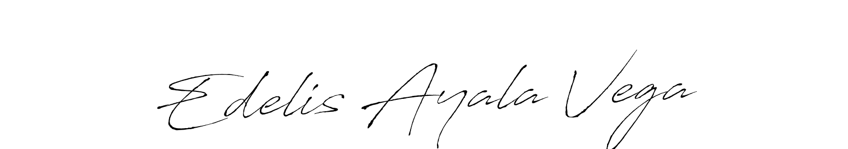 Edelis Ayala Vega stylish signature style. Best Handwritten Sign (Antro_Vectra) for my name. Handwritten Signature Collection Ideas for my name Edelis Ayala Vega. Edelis Ayala Vega signature style 6 images and pictures png