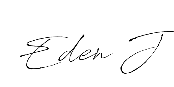 Use a signature maker to create a handwritten signature online. With this signature software, you can design (Antro_Vectra) your own signature for name Eden J. Eden J signature style 6 images and pictures png