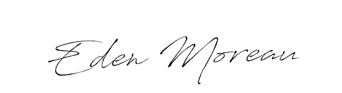 Use a signature maker to create a handwritten signature online. With this signature software, you can design (Antro_Vectra) your own signature for name Eden Moreau. Eden Moreau signature style 6 images and pictures png
