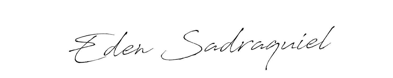 This is the best signature style for the Eden Sadraquiel name. Also you like these signature font (Antro_Vectra). Mix name signature. Eden Sadraquiel signature style 6 images and pictures png