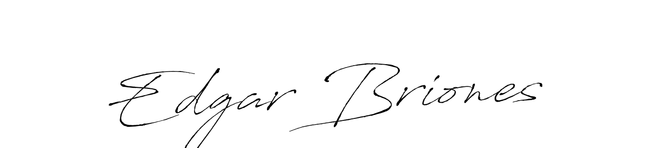 How to make Edgar Briones name signature. Use Antro_Vectra style for creating short signs online. This is the latest handwritten sign. Edgar Briones signature style 6 images and pictures png