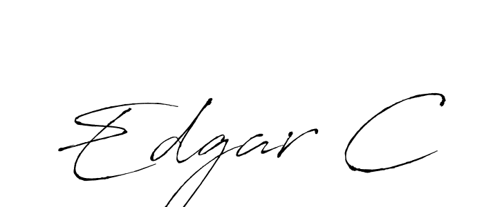 Also we have Edgar C name is the best signature style. Create professional handwritten signature collection using Antro_Vectra autograph style. Edgar C signature style 6 images and pictures png