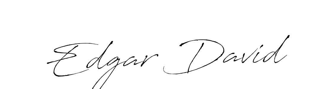 Make a beautiful signature design for name Edgar David. With this signature (Antro_Vectra) style, you can create a handwritten signature for free. Edgar David signature style 6 images and pictures png