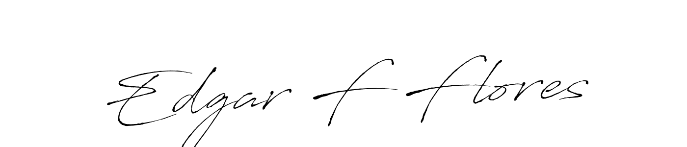 Design your own signature with our free online signature maker. With this signature software, you can create a handwritten (Antro_Vectra) signature for name Edgar F Flores. Edgar F Flores signature style 6 images and pictures png