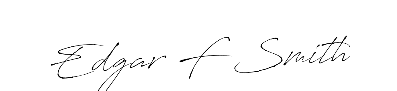 Make a beautiful signature design for name Edgar F Smith. Use this online signature maker to create a handwritten signature for free. Edgar F Smith signature style 6 images and pictures png
