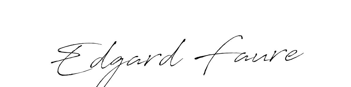 How to make Edgard Faure name signature. Use Antro_Vectra style for creating short signs online. This is the latest handwritten sign. Edgard Faure signature style 6 images and pictures png