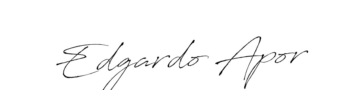 Create a beautiful signature design for name Edgardo Apor. With this signature (Antro_Vectra) fonts, you can make a handwritten signature for free. Edgardo Apor signature style 6 images and pictures png