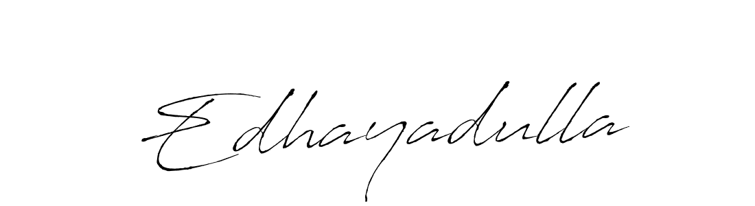 How to make Edhayadulla name signature. Use Antro_Vectra style for creating short signs online. This is the latest handwritten sign. Edhayadulla signature style 6 images and pictures png