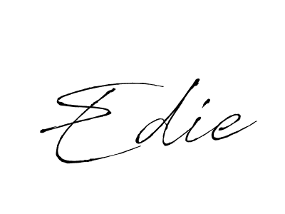 How to make Edie signature? Antro_Vectra is a professional autograph style. Create handwritten signature for Edie name. Edie signature style 6 images and pictures png