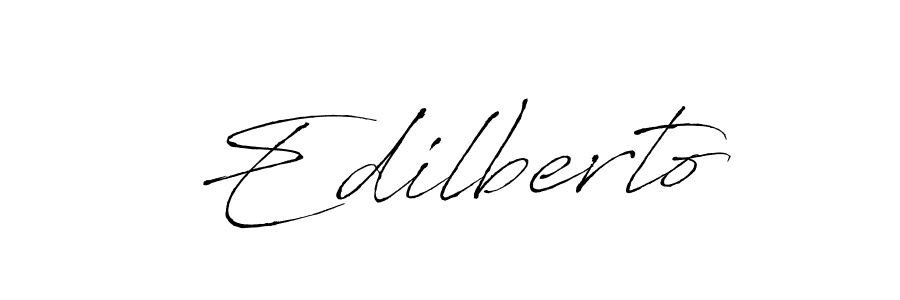 Design your own signature with our free online signature maker. With this signature software, you can create a handwritten (Antro_Vectra) signature for name Edilberto. Edilberto signature style 6 images and pictures png