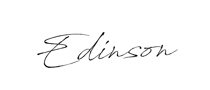 How to make Edinson signature? Antro_Vectra is a professional autograph style. Create handwritten signature for Edinson name. Edinson signature style 6 images and pictures png