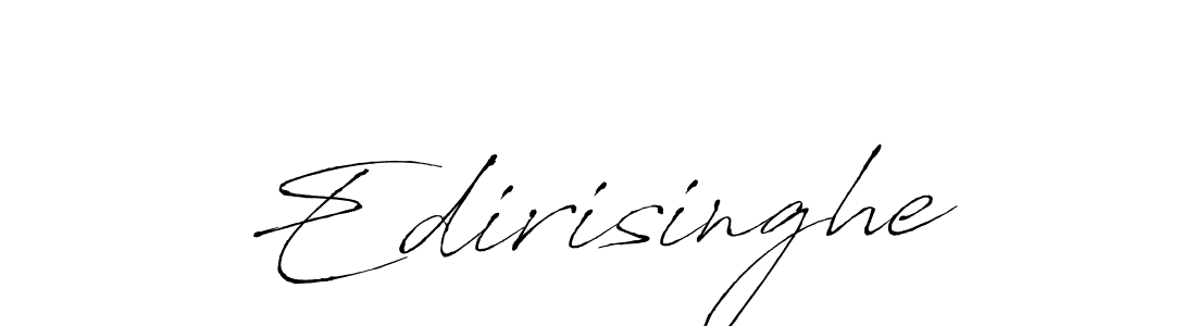 Design your own signature with our free online signature maker. With this signature software, you can create a handwritten (Antro_Vectra) signature for name Edirisinghe. Edirisinghe signature style 6 images and pictures png