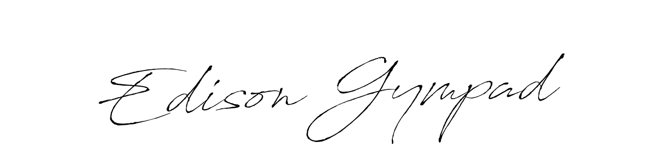 Make a beautiful signature design for name Edison Gympad. With this signature (Antro_Vectra) style, you can create a handwritten signature for free. Edison Gympad signature style 6 images and pictures png