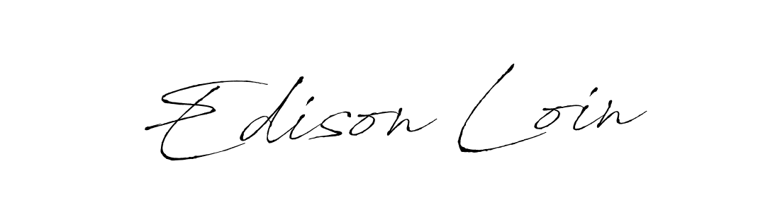 See photos of Edison Loin official signature by Spectra . Check more albums & portfolios. Read reviews & check more about Antro_Vectra font. Edison Loin signature style 6 images and pictures png