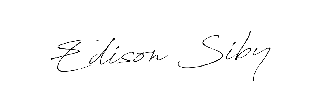 Also You can easily find your signature by using the search form. We will create Edison Siby name handwritten signature images for you free of cost using Antro_Vectra sign style. Edison Siby signature style 6 images and pictures png