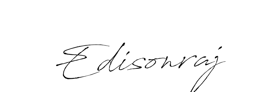 Edisonraj stylish signature style. Best Handwritten Sign (Antro_Vectra) for my name. Handwritten Signature Collection Ideas for my name Edisonraj. Edisonraj signature style 6 images and pictures png