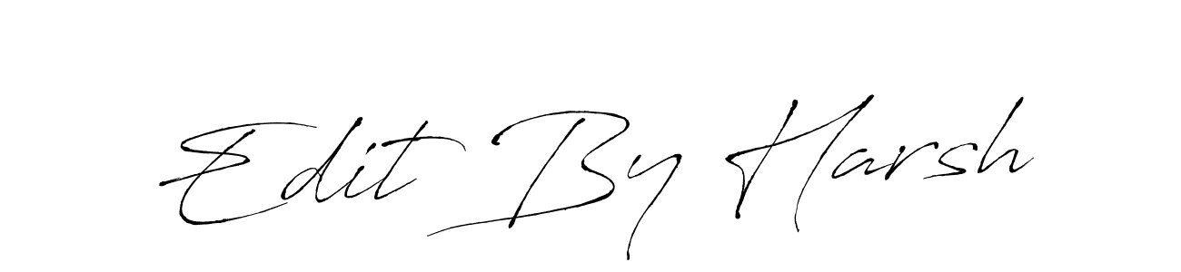 Edit By Harsh stylish signature style. Best Handwritten Sign (Antro_Vectra) for my name. Handwritten Signature Collection Ideas for my name Edit By Harsh. Edit By Harsh signature style 6 images and pictures png