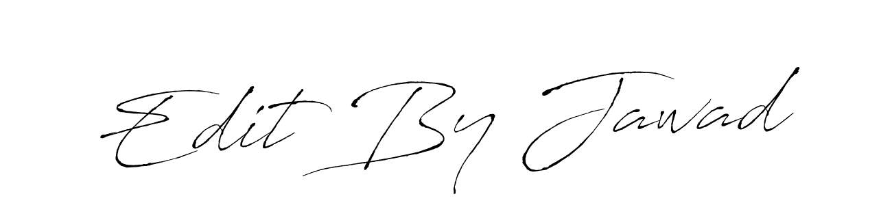 Make a beautiful signature design for name Edit By Jawad. With this signature (Antro_Vectra) style, you can create a handwritten signature for free. Edit By Jawad signature style 6 images and pictures png