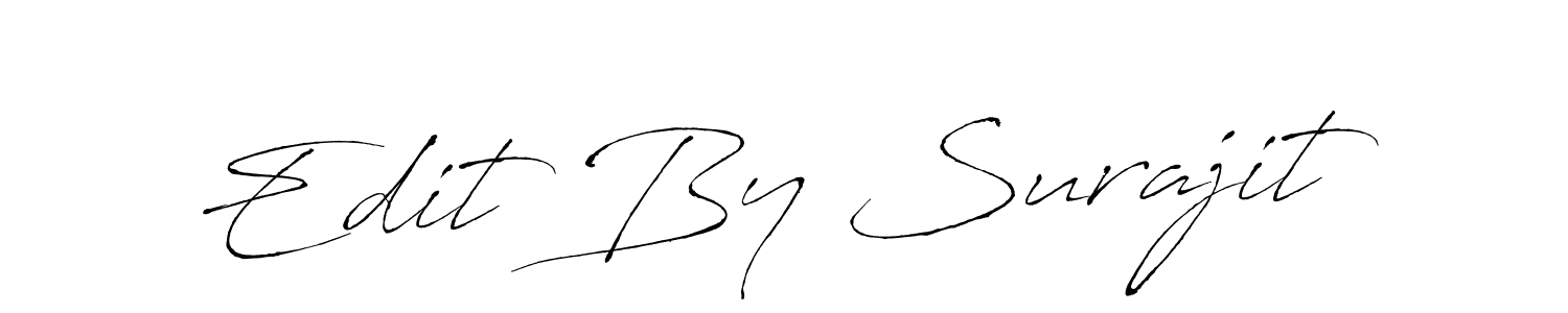 Also You can easily find your signature by using the search form. We will create Edit By Surajit name handwritten signature images for you free of cost using Antro_Vectra sign style. Edit By Surajit signature style 6 images and pictures png