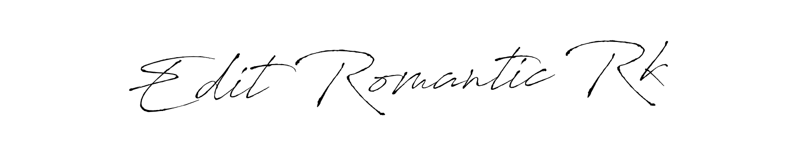 Make a beautiful signature design for name Edit Romantic Rk. Use this online signature maker to create a handwritten signature for free. Edit Romantic Rk signature style 6 images and pictures png