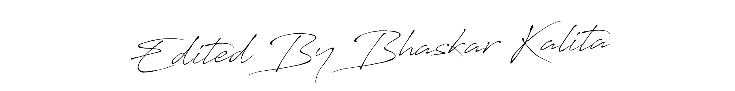 Also we have Edited By Bhaskar Kalita name is the best signature style. Create professional handwritten signature collection using Antro_Vectra autograph style. Edited By Bhaskar Kalita signature style 6 images and pictures png