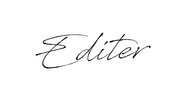 Also we have Editer name is the best signature style. Create professional handwritten signature collection using Antro_Vectra autograph style. Editer signature style 6 images and pictures png