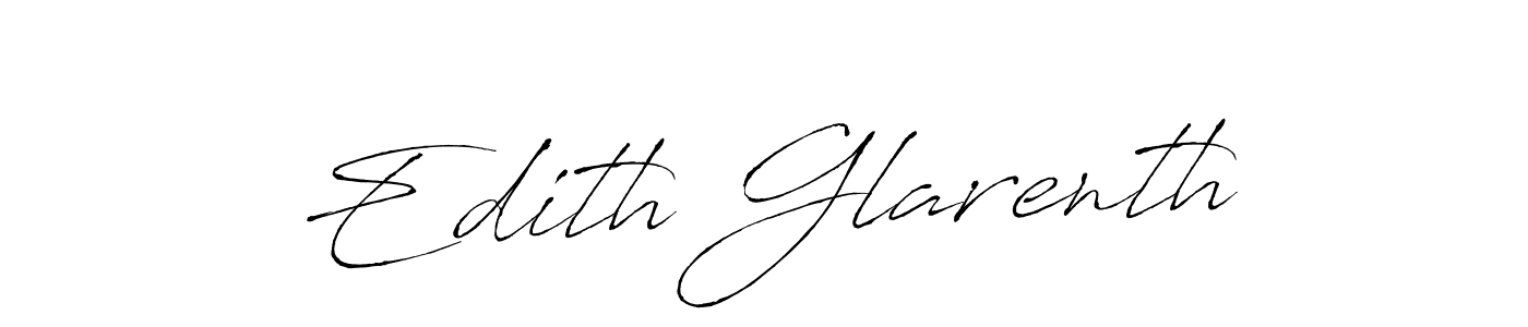 Make a beautiful signature design for name Edith Glarenth. With this signature (Antro_Vectra) style, you can create a handwritten signature for free. Edith Glarenth signature style 6 images and pictures png