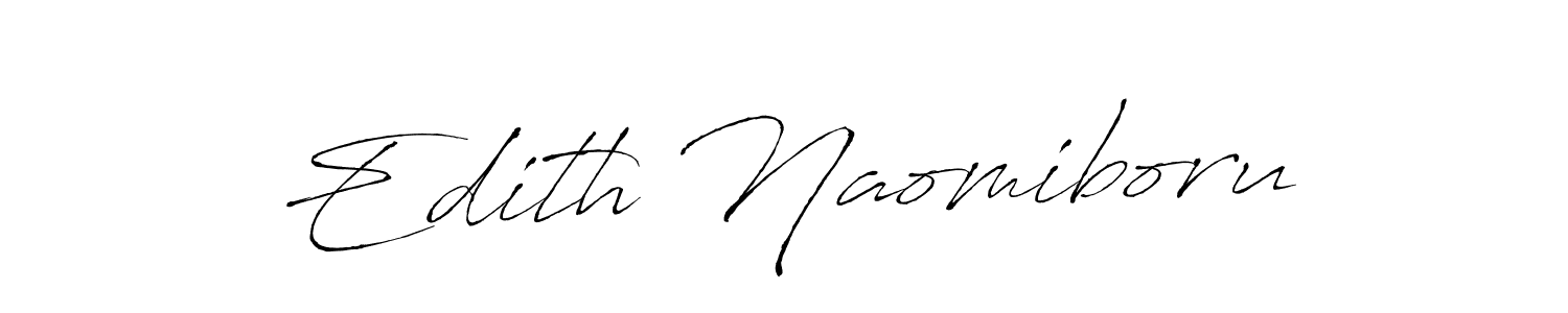 Design your own signature with our free online signature maker. With this signature software, you can create a handwritten (Antro_Vectra) signature for name Edith Naomiboru. Edith Naomiboru signature style 6 images and pictures png