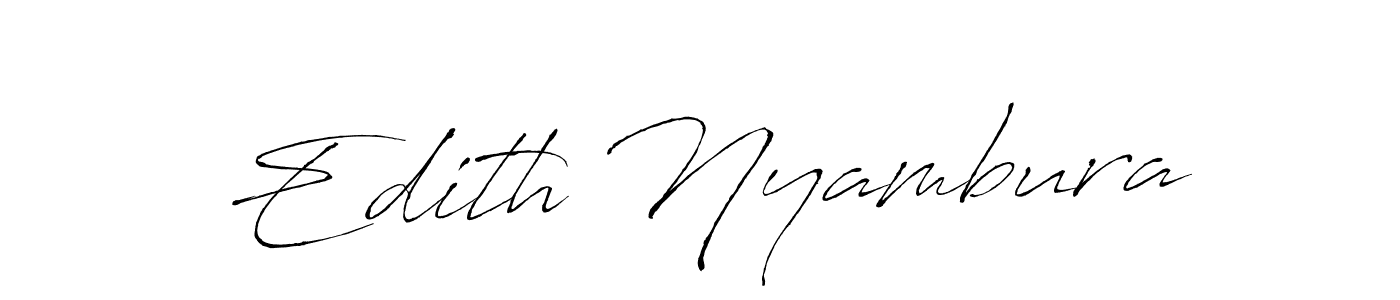 Edith Nyambura stylish signature style. Best Handwritten Sign (Antro_Vectra) for my name. Handwritten Signature Collection Ideas for my name Edith Nyambura. Edith Nyambura signature style 6 images and pictures png