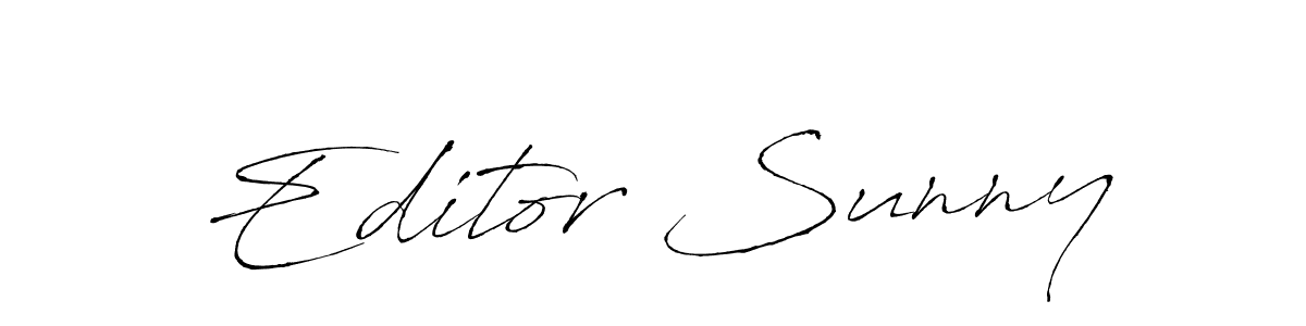 if you are searching for the best signature style for your name Editor Sunny. so please give up your signature search. here we have designed multiple signature styles  using Antro_Vectra. Editor Sunny signature style 6 images and pictures png