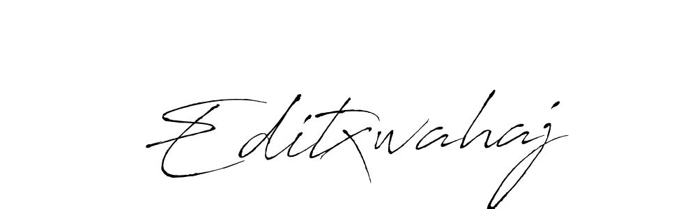 You should practise on your own different ways (Antro_Vectra) to write your name (Editxwahaj) in signature. don't let someone else do it for you. Editxwahaj signature style 6 images and pictures png