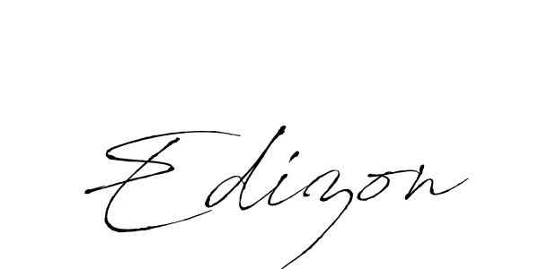 Also we have Edizon name is the best signature style. Create professional handwritten signature collection using Antro_Vectra autograph style. Edizon signature style 6 images and pictures png