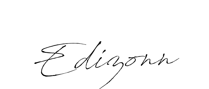 Edizonn stylish signature style. Best Handwritten Sign (Antro_Vectra) for my name. Handwritten Signature Collection Ideas for my name Edizonn. Edizonn signature style 6 images and pictures png