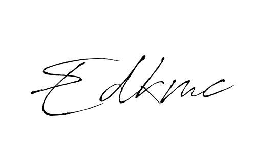 Use a signature maker to create a handwritten signature online. With this signature software, you can design (Antro_Vectra) your own signature for name Edkmc. Edkmc signature style 6 images and pictures png