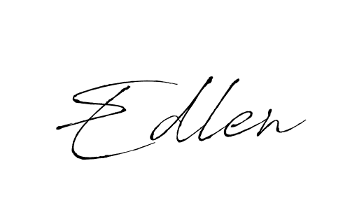 Also You can easily find your signature by using the search form. We will create Edlen name handwritten signature images for you free of cost using Antro_Vectra sign style. Edlen signature style 6 images and pictures png