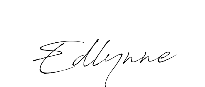Make a beautiful signature design for name Edlynne. With this signature (Antro_Vectra) style, you can create a handwritten signature for free. Edlynne signature style 6 images and pictures png