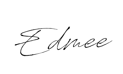 Design your own signature with our free online signature maker. With this signature software, you can create a handwritten (Antro_Vectra) signature for name Edmee. Edmee signature style 6 images and pictures png