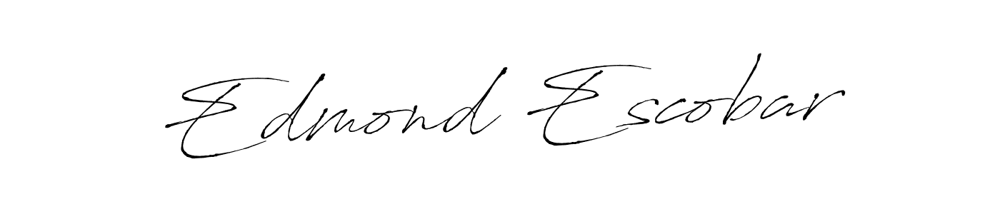 How to make Edmond Escobar signature? Antro_Vectra is a professional autograph style. Create handwritten signature for Edmond Escobar name. Edmond Escobar signature style 6 images and pictures png