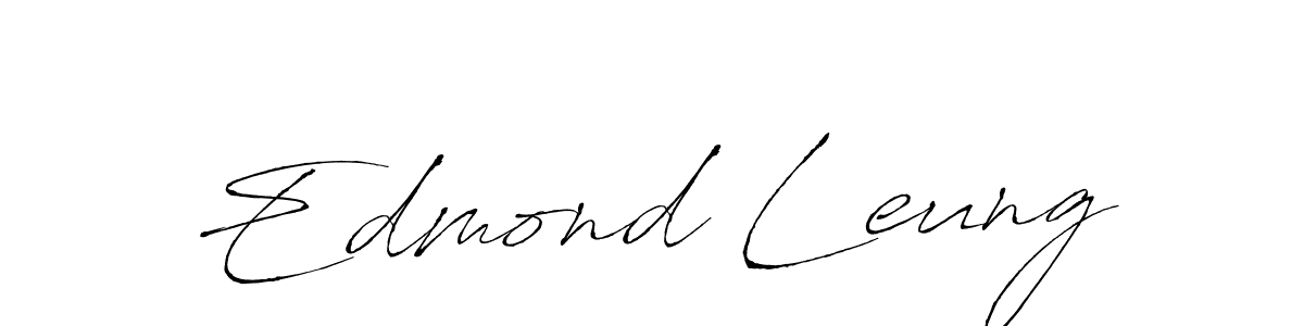 Create a beautiful signature design for name Edmond Leung. With this signature (Antro_Vectra) fonts, you can make a handwritten signature for free. Edmond Leung signature style 6 images and pictures png