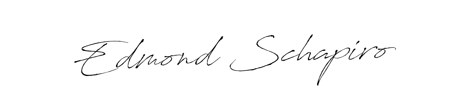 Edmond Schapiro stylish signature style. Best Handwritten Sign (Antro_Vectra) for my name. Handwritten Signature Collection Ideas for my name Edmond Schapiro. Edmond Schapiro signature style 6 images and pictures png