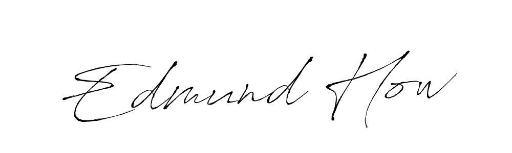 Create a beautiful signature design for name Edmund How. With this signature (Antro_Vectra) fonts, you can make a handwritten signature for free. Edmund How signature style 6 images and pictures png