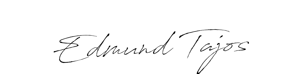 The best way (Antro_Vectra) to make a short signature is to pick only two or three words in your name. The name Edmund Tajos include a total of six letters. For converting this name. Edmund Tajos signature style 6 images and pictures png