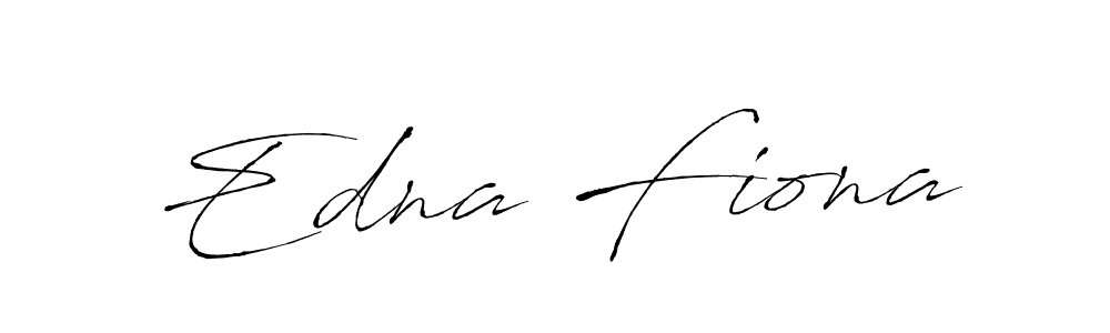 How to make Edna Fiona signature? Antro_Vectra is a professional autograph style. Create handwritten signature for Edna Fiona name. Edna Fiona signature style 6 images and pictures png