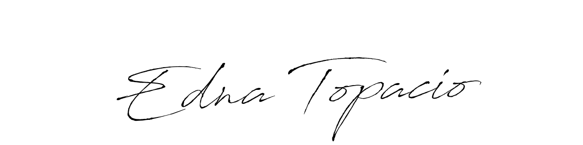 Similarly Antro_Vectra is the best handwritten signature design. Signature creator online .You can use it as an online autograph creator for name Edna Topacio. Edna Topacio signature style 6 images and pictures png