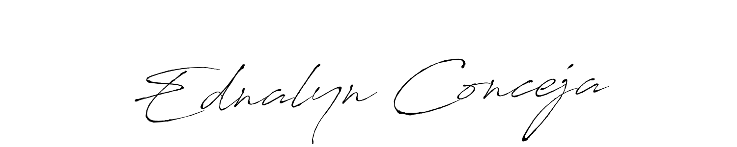 Make a beautiful signature design for name Ednalyn Conceja. Use this online signature maker to create a handwritten signature for free. Ednalyn Conceja signature style 6 images and pictures png