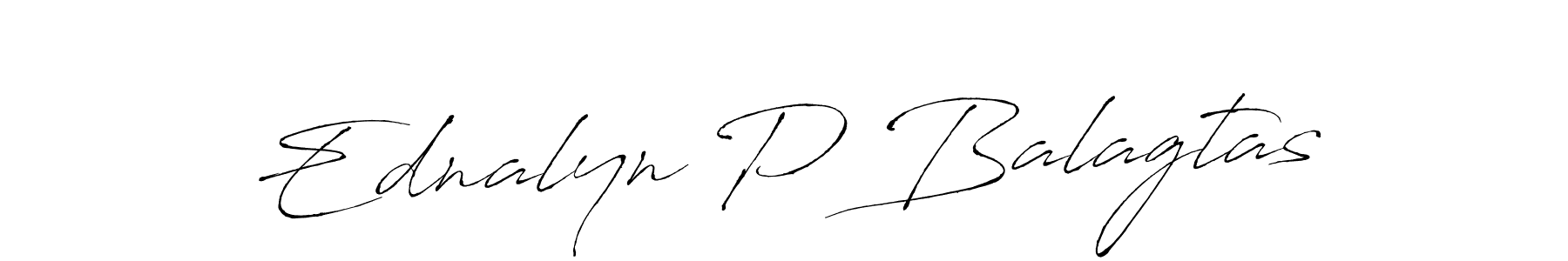 How to make Ednalyn P Balagtas name signature. Use Antro_Vectra style for creating short signs online. This is the latest handwritten sign. Ednalyn P Balagtas signature style 6 images and pictures png