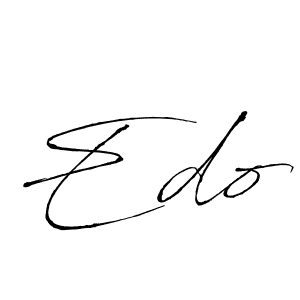 Create a beautiful signature design for name Edo. With this signature (Antro_Vectra) fonts, you can make a handwritten signature for free. Edo signature style 6 images and pictures png