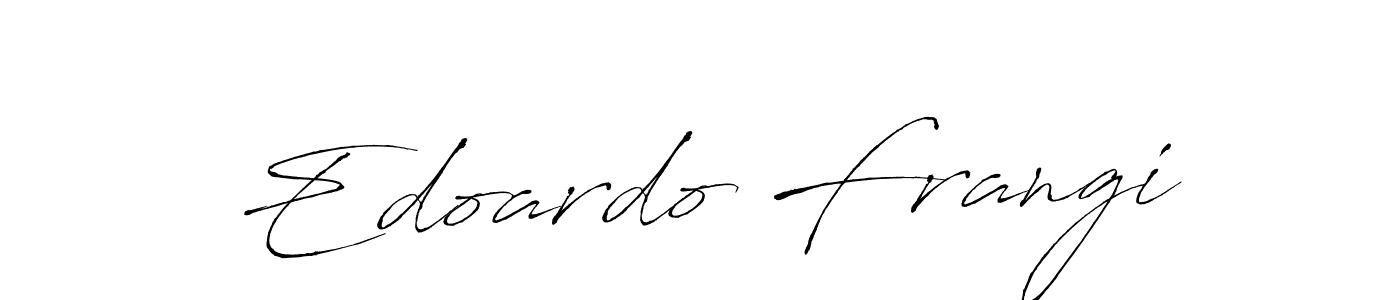 Create a beautiful signature design for name Edoardo Frangi. With this signature (Antro_Vectra) fonts, you can make a handwritten signature for free. Edoardo Frangi signature style 6 images and pictures png