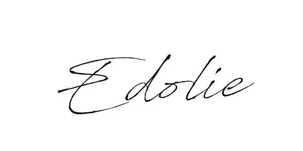 Use a signature maker to create a handwritten signature online. With this signature software, you can design (Antro_Vectra) your own signature for name Edolie. Edolie signature style 6 images and pictures png